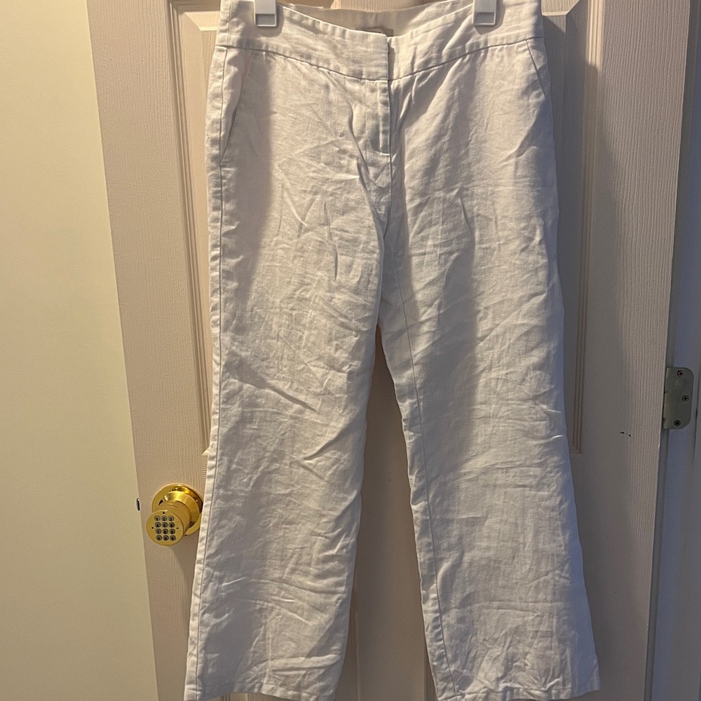White Linen Pants